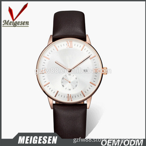 5ATM water resistant big diall stainless steel business luxury men watch